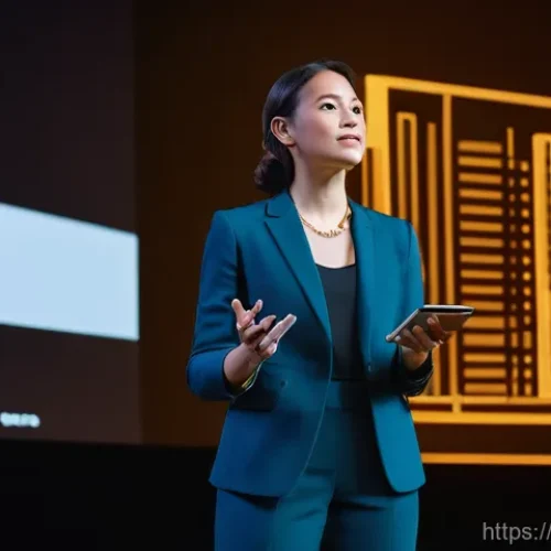 Home 29 보안 컨퍼런스에서 발표하는 방법 - **Image Prompt 1: Engaging AI Security Presentation**
"A professional female cybersecurity exper...